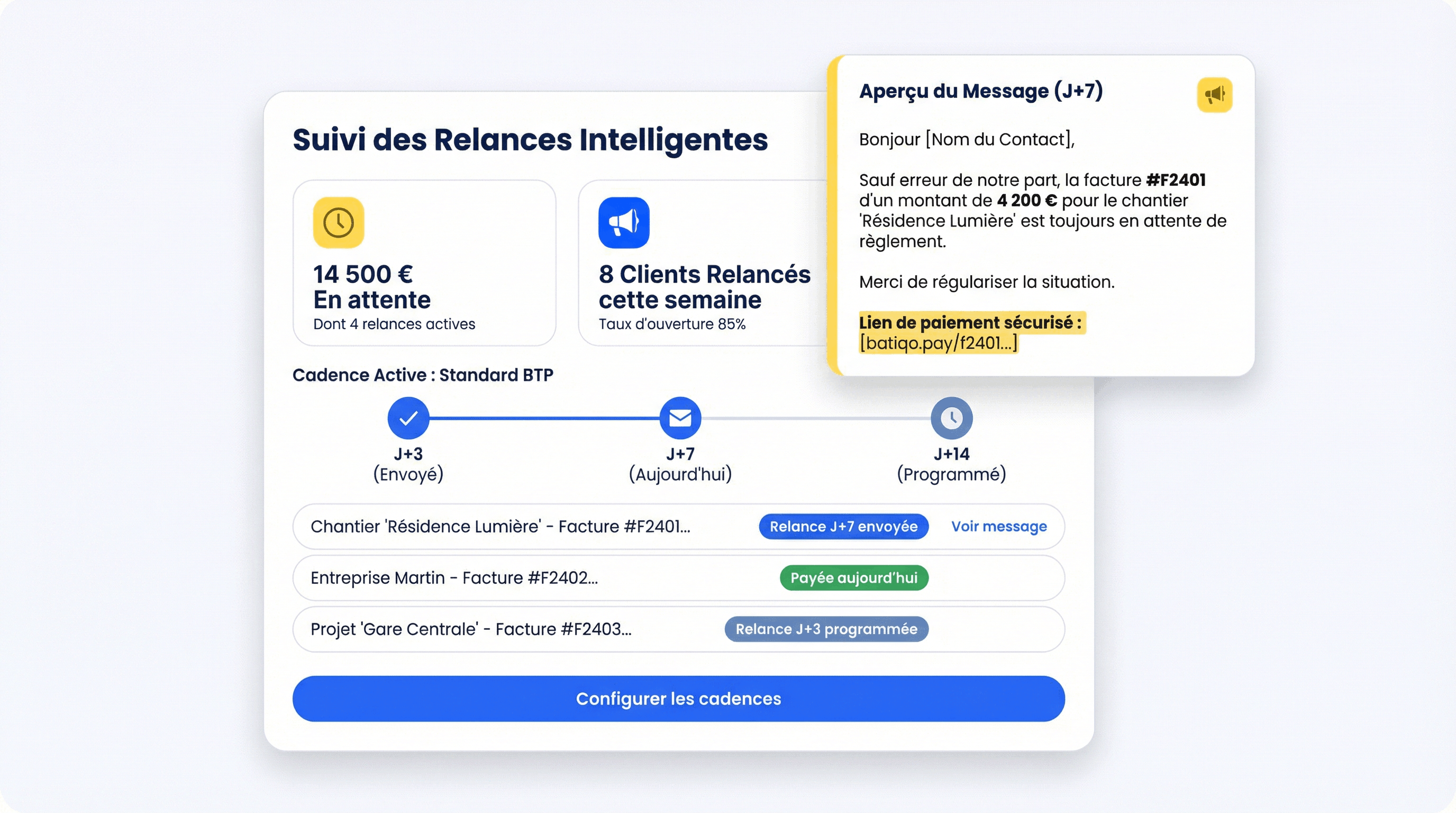 Relances intelligentes